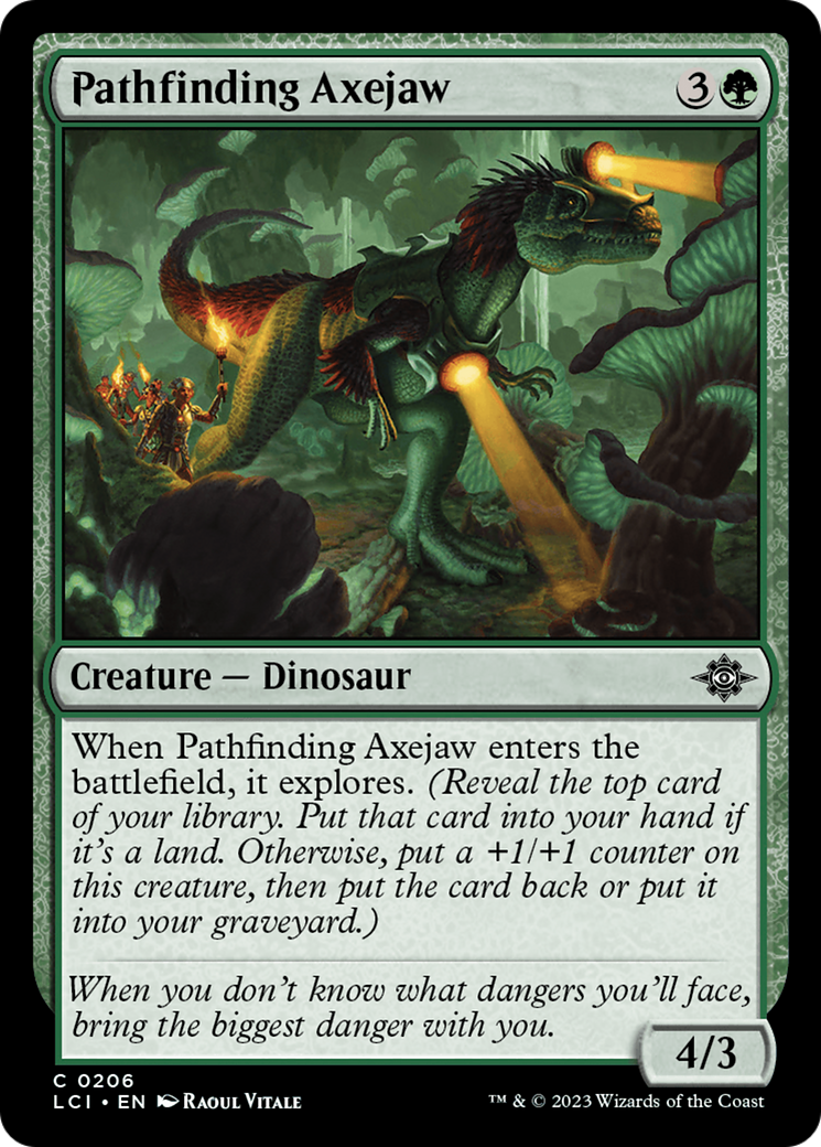 Pathfinding Axejaw (206) - The Lost Caverns of Ixalan