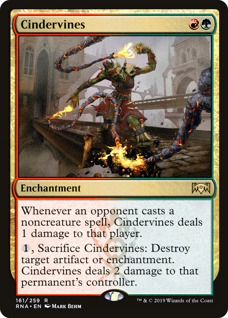 Cindervines (161) Foil - Ravnica Allegiance