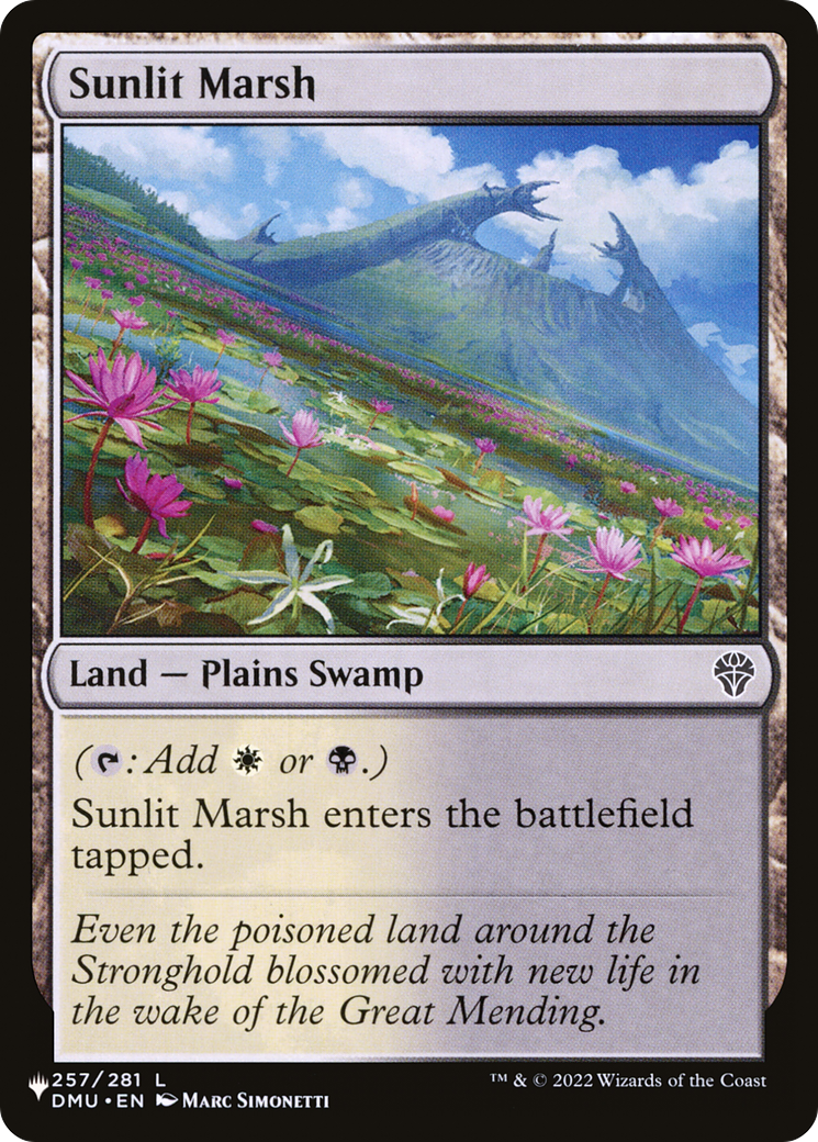 Sunlit Marsh (DMU-257) - The List
