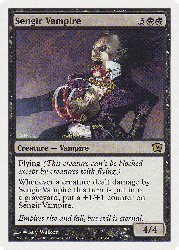 Sengir Vampire (161) Foil - Ninth Edition