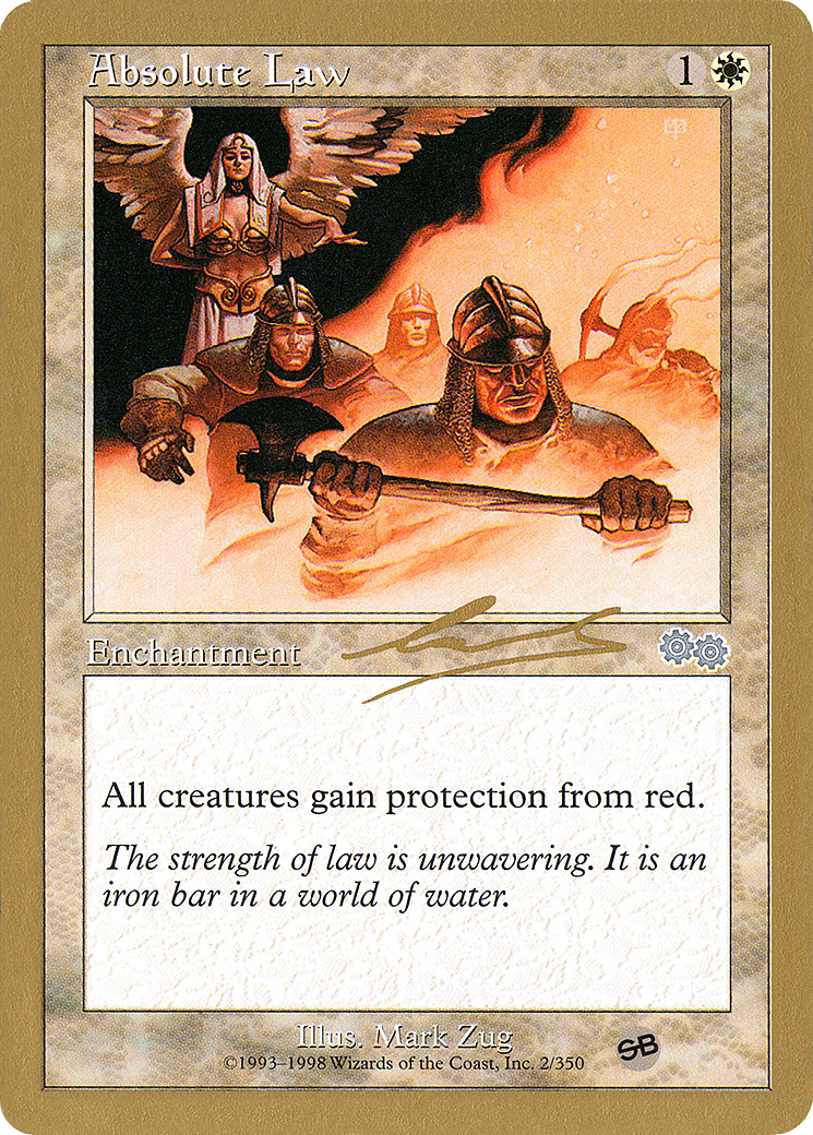 Absolute Law (Retro) (nl2sba) - World Championship Decks 2000