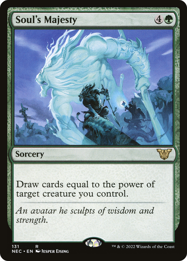 Soul's Majesty (131) - Neon Dynasty Commander