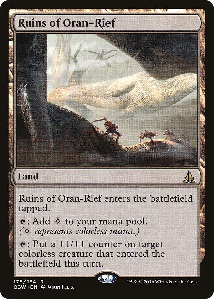 Ruins of Oran-Rief (176) Foil - Oath of the Gatewatch