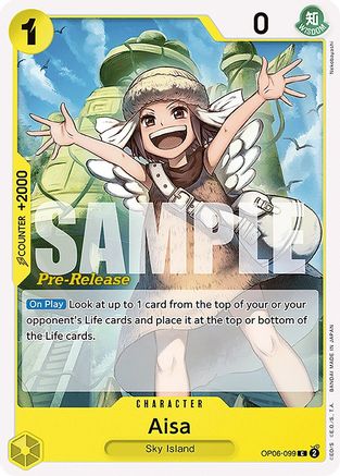 Aisa (OP06-099) Pre-Release Cards