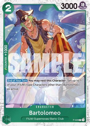 Bartolomeo (Jolly Roger Foil) (P-029) Foil