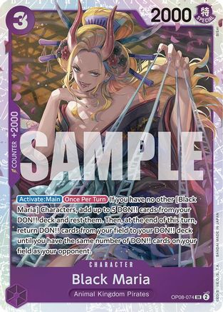 Black Maria (OP08-074) Foil