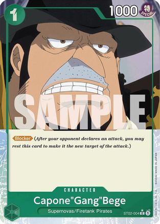 Capone"Gang"Bege (Full Art) (ST02-004) Foil