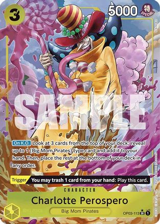 Charlotte Perospero (Alternate Art) (OP03-113) Foil