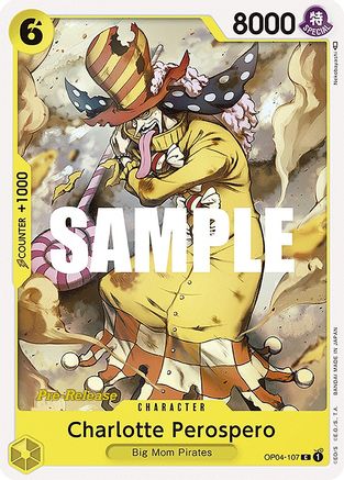 Charlotte Perospero (OP04-107) Pre-Release Cards