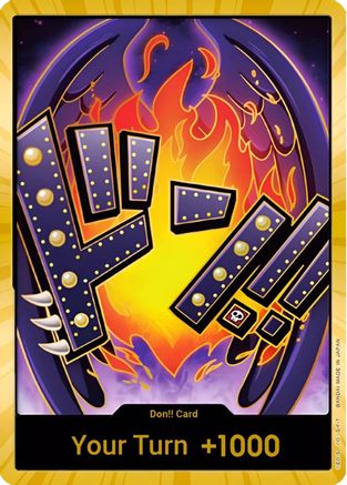 DON!! Card (King) (Gold) Foil - PRB01