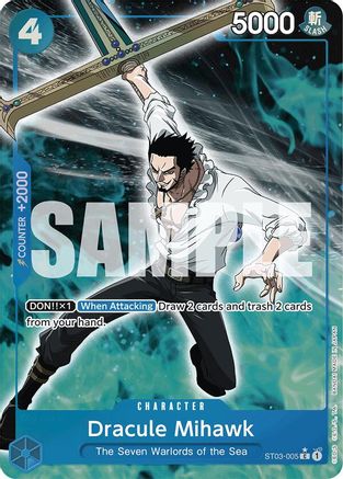 Dracule Mihawk (Full Art) (ST03-005) Foil