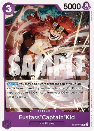 Eustass"Captain"Kid (OP09-075) 2nd Anniversary Tournament Cards