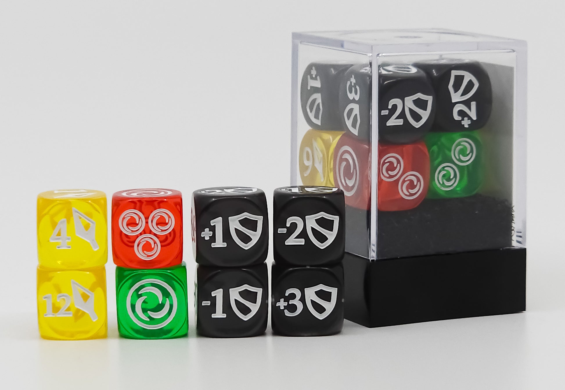 Flesh and Blood - Small Clear Dice Set (16mm)