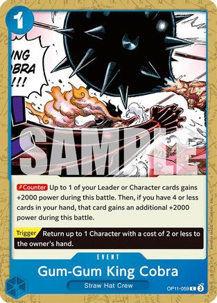Gum-Gum King Cobra (OP11-059)