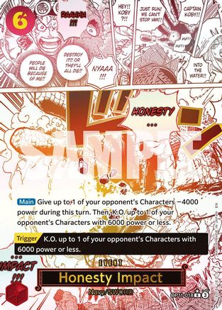 Honesty Impact (Alternate Art) (OP11-018) Foil