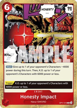 Honesty Impact (OP11-018) Foil