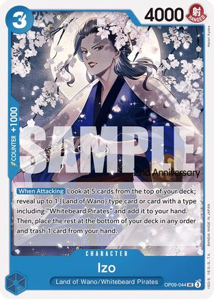 Izo (OP09-044) 2nd Anniversary Tournament Cards