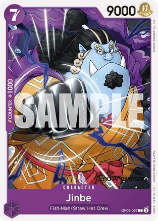 Jinbe (OP09-067) 2nd Anniversary Tournament Cards