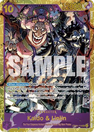 Kaido & Linlin (OP08-119) Foil