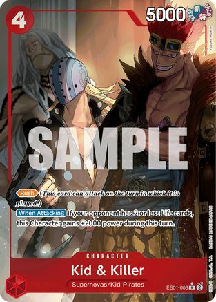 Kid & Killer (Alternate Art) (EB01-003) Foil