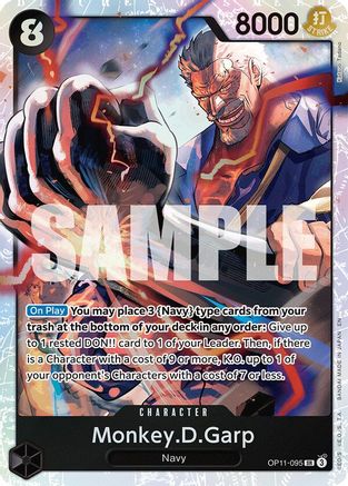 Monkey.D.Garp (OP11-095) Foil