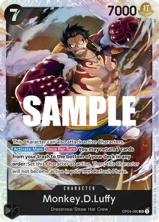 Monkey.D.Luffy (OP04-090) Foil