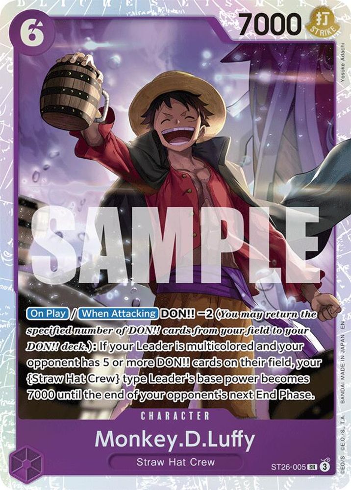 Monkey.D.Luffy (ST26-005) (ST26-005) Foil