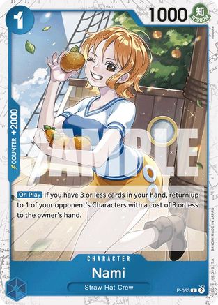 Nami (Jolly Roger Foil) (P-053) Foil