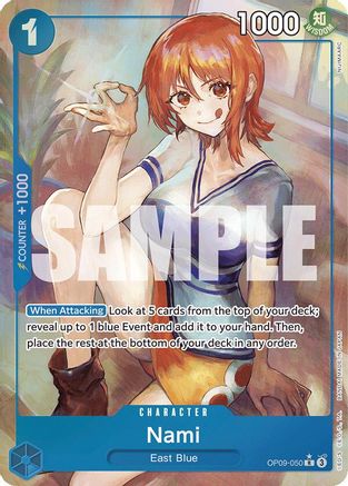 Nami (Parallel) (OP09-050) Foil