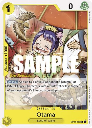 Otama (OP04-097) Pre-Release Cards