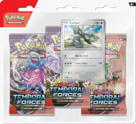 Pokémon TCG: Scarlet & Violet - Temporal Forces 3 Pack Blister