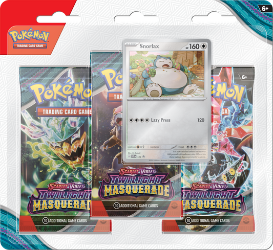 Pokémon TCG: Scarlet & Violet - Twilight Masquerade 3 Pack Blister