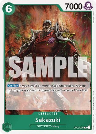 Sakazuki (OP09-026) Foil