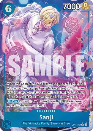 Sanji (Alternate Art) (OP11-051) Foil