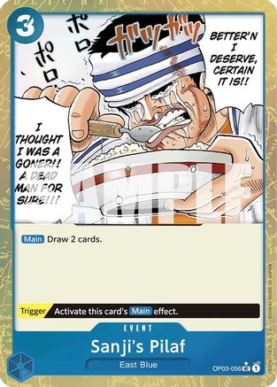 Sanji's Pilaf (Textured Foil) (OP03-056) Foil