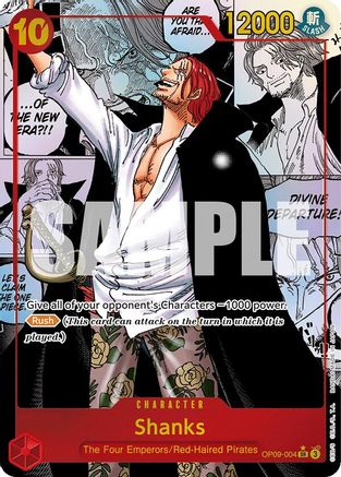 Shanks (Manga) (OP09-004) Foil