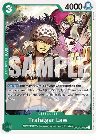 Trafalgar Law (OP09-030) 2nd Anniversary Tournament Cards