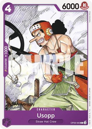 Usopp (063) (OP09-063) 2nd Anniversary Tournament Cards
