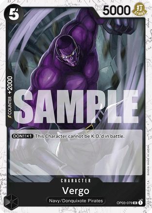 Vergo (Jolly Roger Foil) (OP03-079) Foil