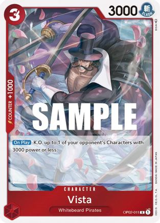 Vista (OP02-011) Foil