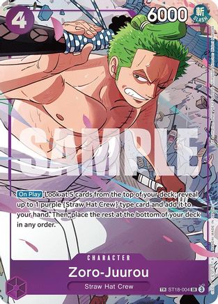 Zoro-Juurou (TR) (ST18-004) Foil