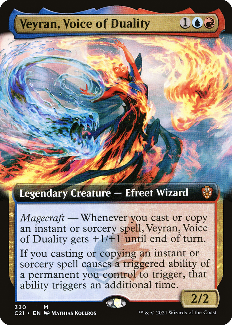 Veyran, Voice of Duality (Extended Art) (330) - Commander 2021