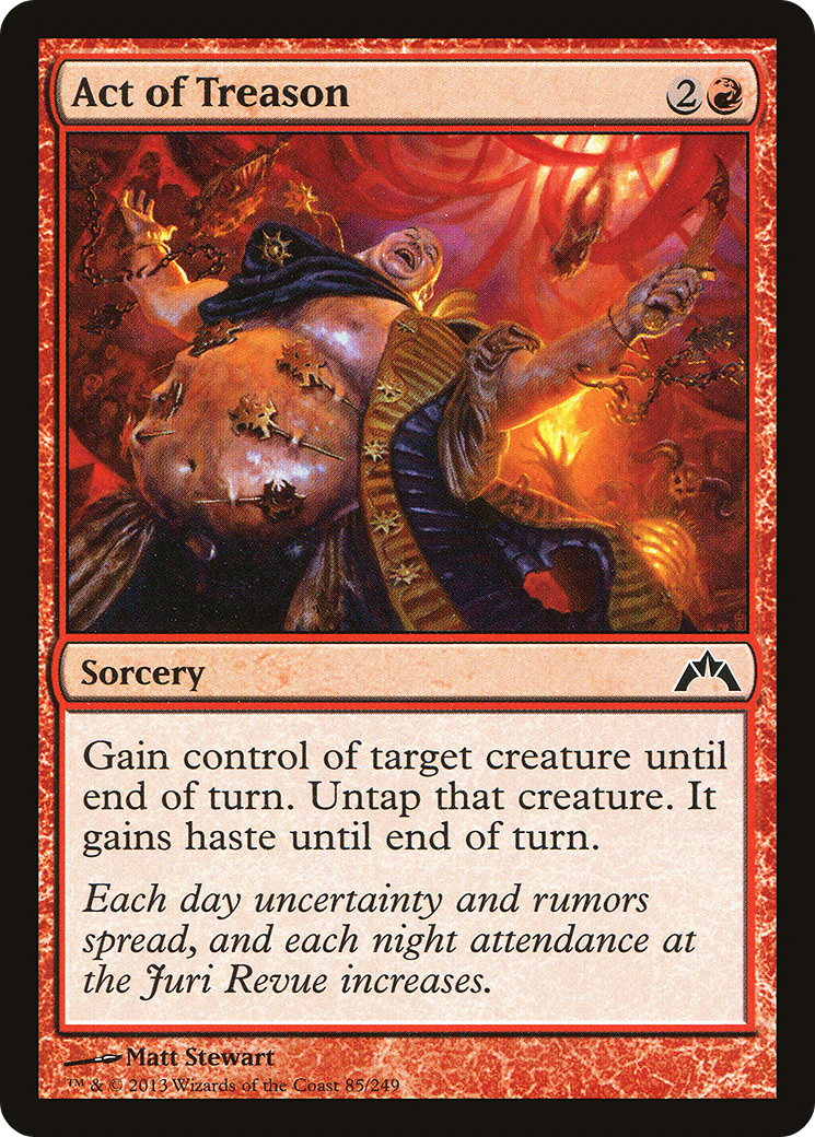 Act of Treason (085) Foil - Gatecrash