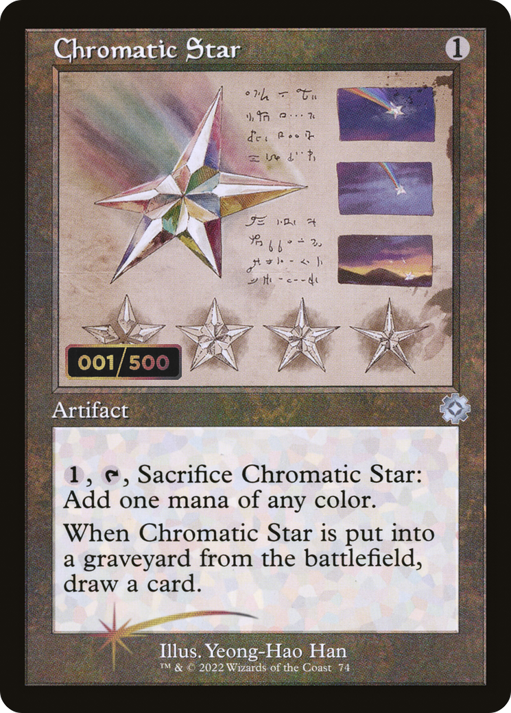 Chromatic Star (Retro) (74z) Foil - The Brothers' War Retro Artifacts