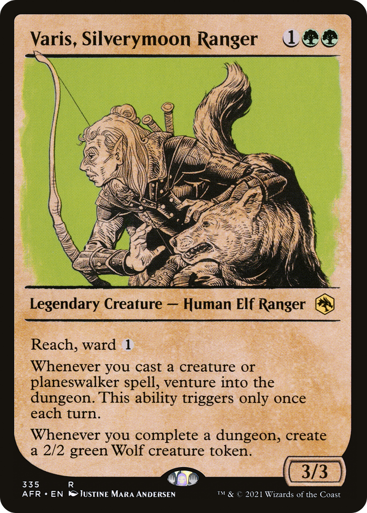 Varis, Silverymoon Ranger (Showcase) (335) - Adventures in the Forgotten Realms