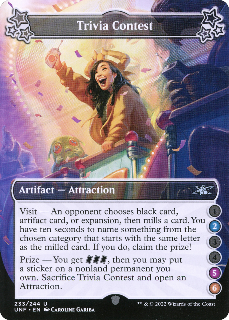 Trivia Contest (233c) - Unfinity