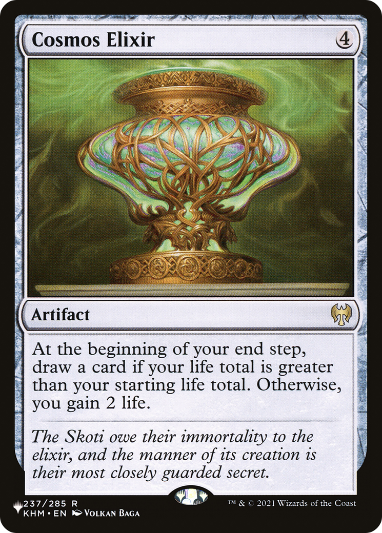Cosmos Elixir (KHM-237) - The List