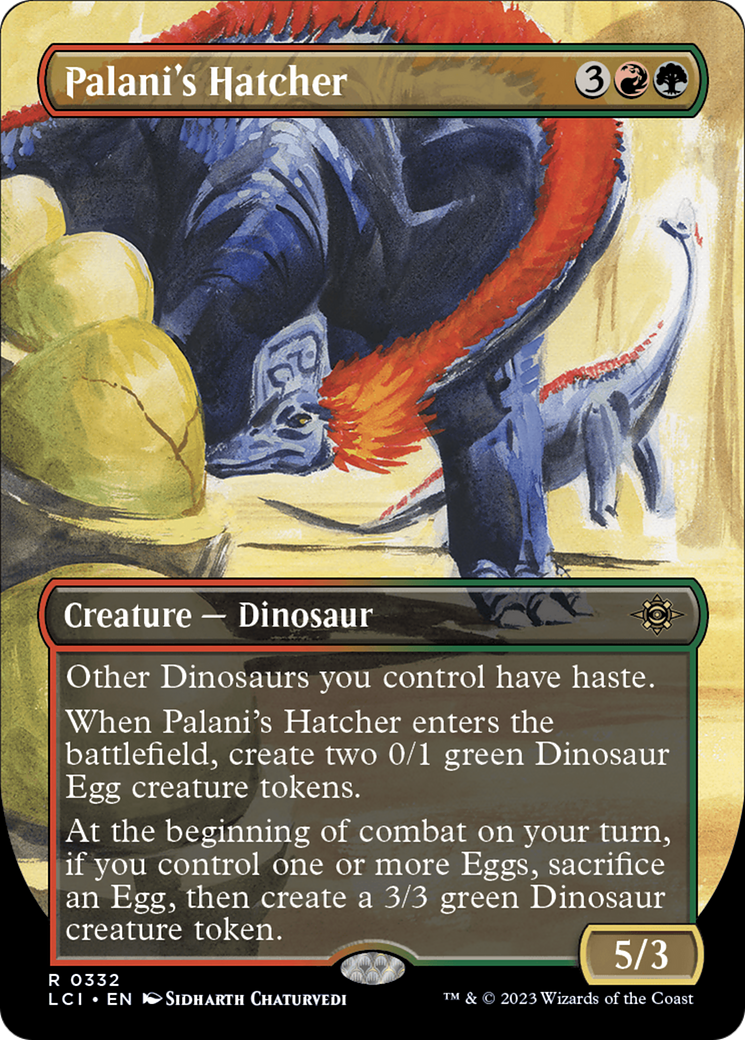 Palani's Hatcher (Borderless) (332) - The Lost Caverns of Ixalan