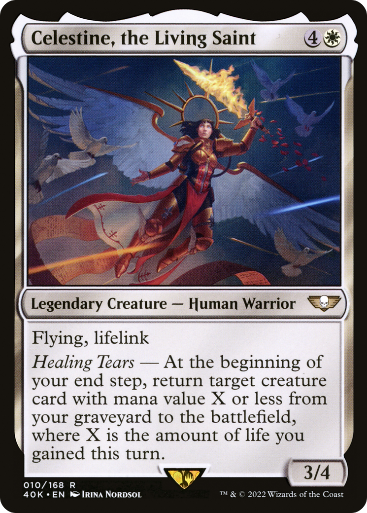 Celestine, the Living Saint (010) - Warhammer 40,000 Commander
