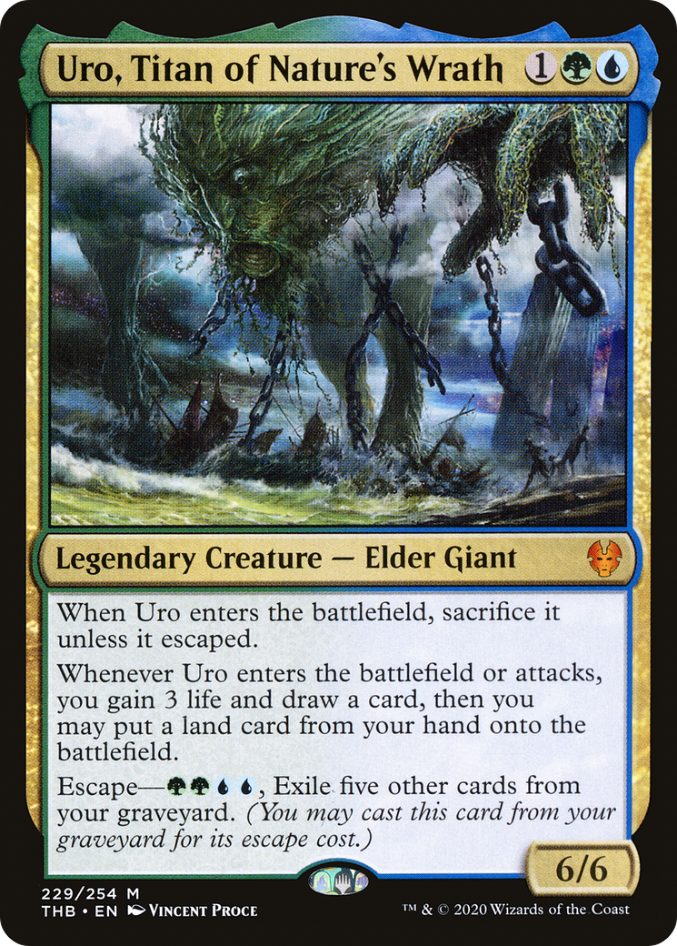Uro, Titan of Nature's Wrath (229) Foil - Theros Beyond Death